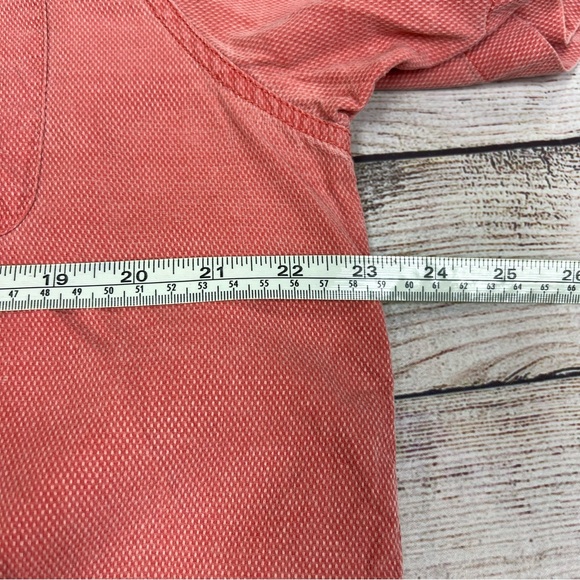 Nat Nast Mens Short Sleeve Red Button Down Shirt Size L Silk Cotton - Picture 10 of 11